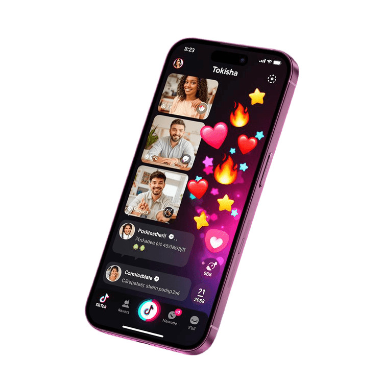 Tokisha App on phone